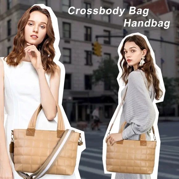 Women’s khaki zipper handbag,hand bag with shoulder strap - Picture 3 of 6